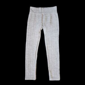 First Kick Leggings Womens Maternity One Size Cable Knit Chunky Winter Fisherman